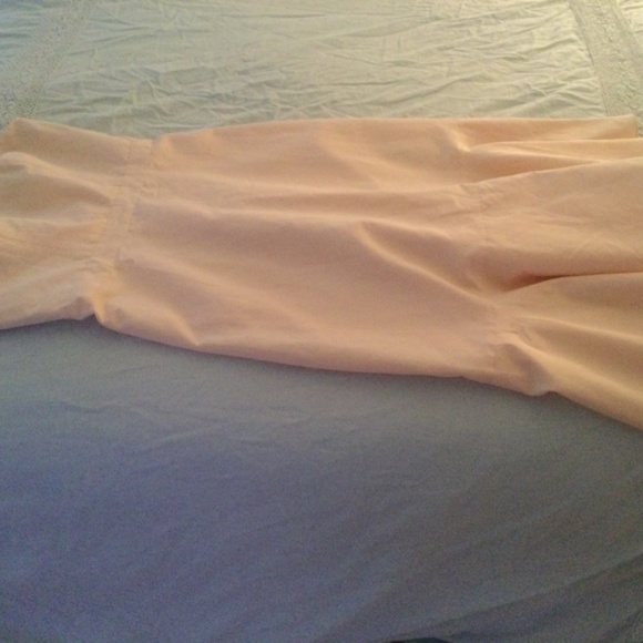 J Crew Peach Strapless Dress 12 Tall - Picture 2 of 4